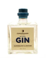 Flaske Copenhagen Distillery Byens Gin med FCK-logo