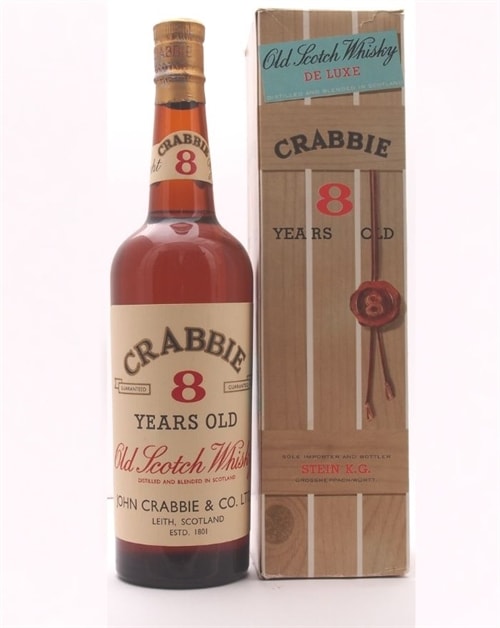 Crabbie 8 års blended skotsk whisky flaske med original æske