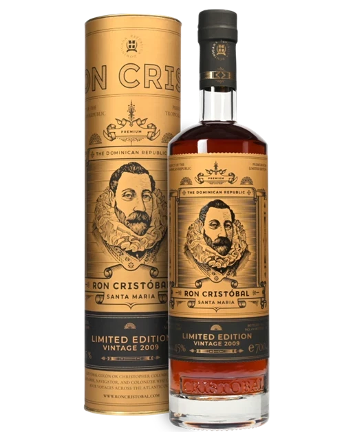 Flaske Ron Cristobal Santa Maria 2009 Vintage rom