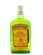 Cutty Sark blended Scotch whisky halvflaske med gul etiket