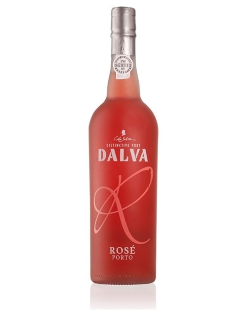 Flaske Dalva Rose med lyserød etiket