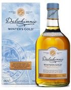 Dalwhinnie Winters Gold Highland single malt flaske i vinterdesign