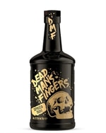 Dead Man's Fingers Spiced Rom flaske med skelet-hånd på etiketten