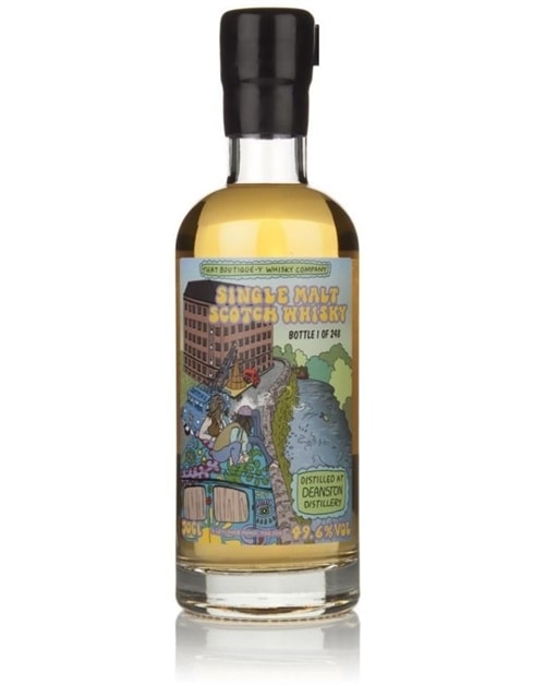 Deanston 20 år That Boutique-Y Whisky Company flaske med tegnet etiket