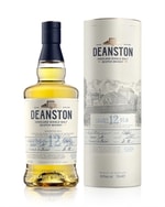 Deanston 12 år Highland single malt flaske i lys gylden farve