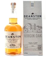 Deanston Virgin Oak gammel version Highland single malt flaske