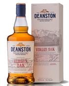 Deanston Virgin Oak Highland single malt flaske i lys gylden farve