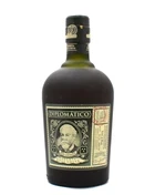 Mørk flaske med brunt etikette og guldskrift, Diplomatico Reserva Exclusiva