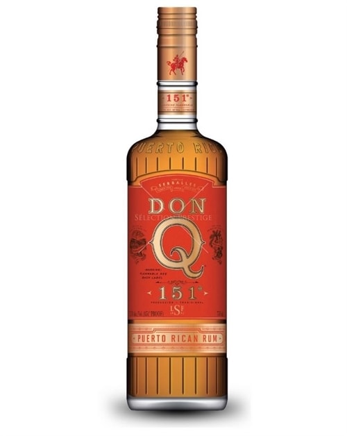 Don Q 151 Overproof Puerto Rico rom flaske