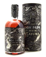 Mørk rombutelj med filippinsk etiket, Don Papa Gayuma