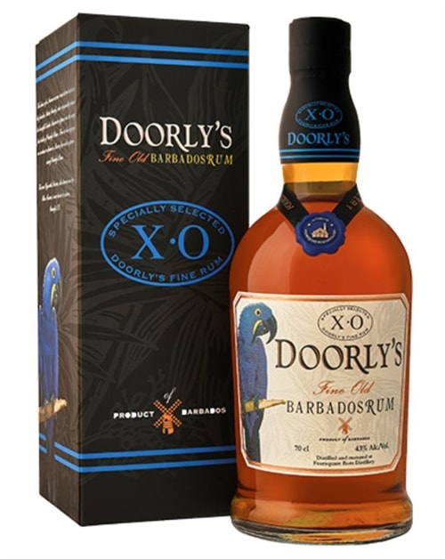 Doorlys XO Fine Old Rum Barbados flaske