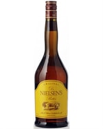 Flaske dansk bitter med klassisk apotekerinspireret etiket