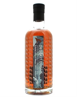 Drookit Dug Little Brown Dog Blended Scotch Whisky flaske med brun hund
