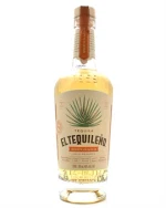 Flaske El Tequileño Reposado Gran Reserva Tequila med gylden væske og mørk etiket