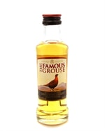 Famous Grouse Blended Scotch Whisky miniflaske med rød urfugl