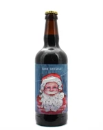 Mørk flaske julespecialøl fra Fanø Bryghus