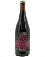 Mørk ølflaske med Sixtus of Nordby Barrel Aged Imperial Stoutwine fra Fanø Bryghus