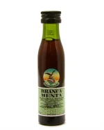 Lille miniatureflaske Fernet Branca Menta med grønt etiket