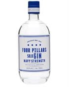 Flaske Four Pillars Navy Strength Gin fra Australien