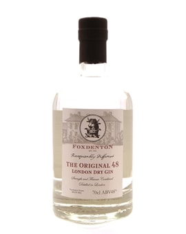 Flaske Foxdenton 48 London Dry Gin fra England