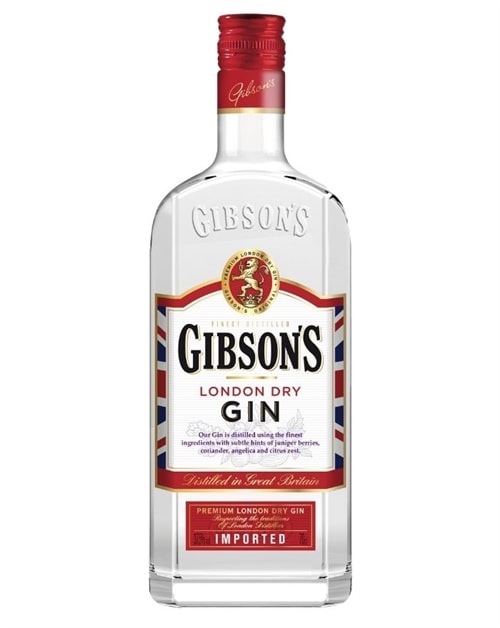Flaske Gibsons London Dry Gin fra Frankrig