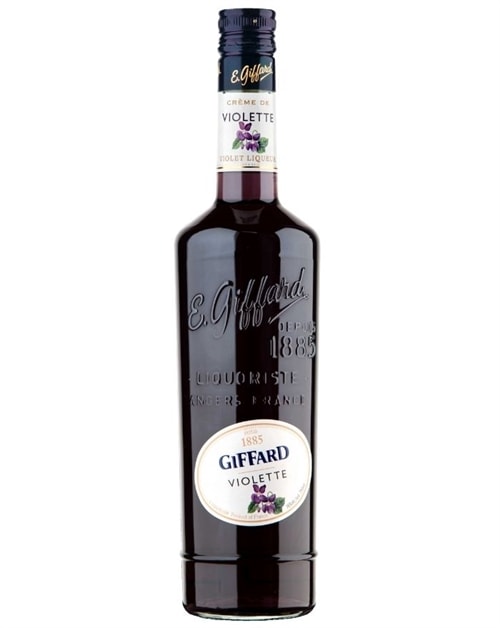 Flaske fransk violetlikør fra Giffard