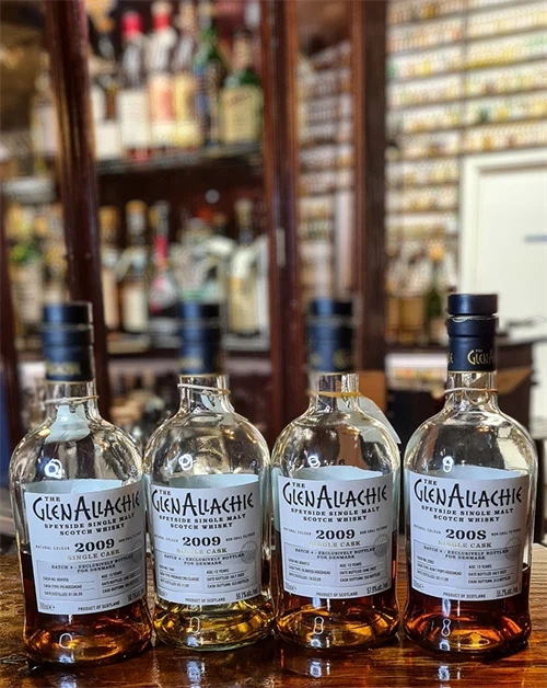 GlenAllachie DK Only Edition - anmeldelse af fire flasker aftappet til det danske marked