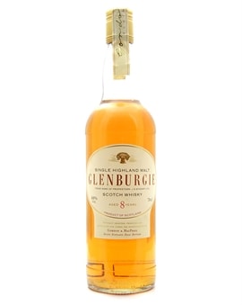 Glenburgie 8 år Gordon & MacPhail gammel flaske med hvid banderole