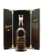 Glenfarclas 50 år jubilæumsflaske i graveret Glencairn-flaske