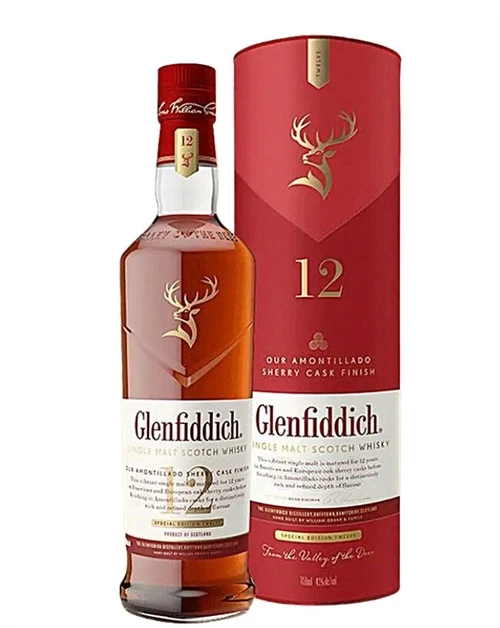 Flaske Glenfiddich 12 år Amontillado Sherry Cask Finish