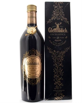 Glenfiddich 18 år Excellence Old Version Single Speyside Malt Whisky 43%