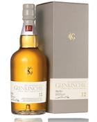 Glenkinchie 12 år flaske med lys whisky og grøn etiket