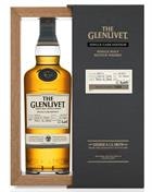 Glenlivet Nordic Single Cask flaske med bjerglandskab på etiketten