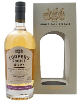 Flaske af Glenturret 10 år Ruadh Maor Cask 177 whisky
