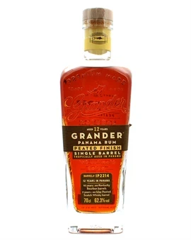 Flaske Grander 12 år Peated Finish Single Barrel Panama rom