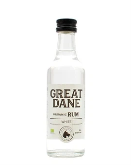 Miniatureflaske Great Dane Skotlander økologisk hvid rom