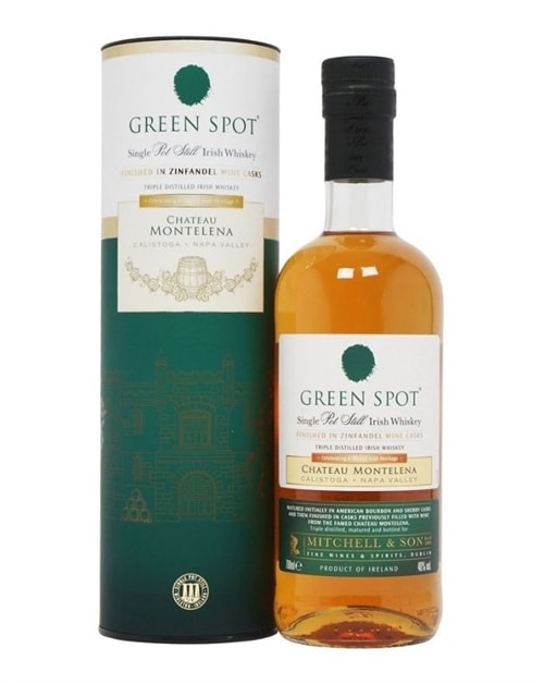 Green Spot Chateau Montelena Irsk Single Potstill Irish Whiskey flaske