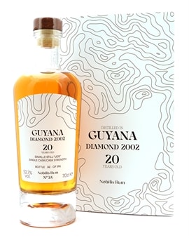 Nobilis Batch 24 Guyana Diamond 2002 Single Cask Rom flaske