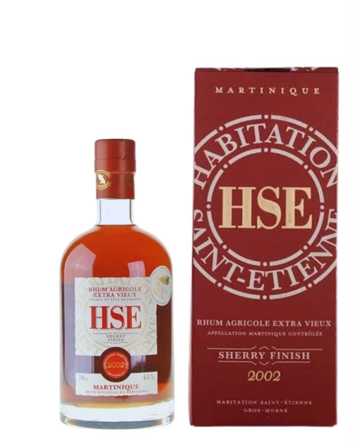 Habitation St. Etienne 2002 Sherry Finish Martinique Rhum Agricole flaske