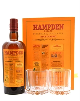 Hampden Estate HLCF Classic Gavesæt med 2 glas