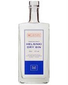 Flaske Helsinki Dry Gin fra Finland