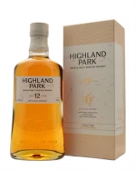 Highland Park 12 år flaske i 2024-redesignet emballage