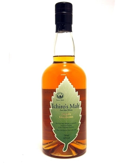 Ichiros Malt Double Distilleries-flaske med spillekort-design