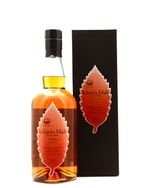 Ichiros Malt Wine Wood Reserve-flaske med kortmotiv