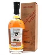 Flaske af Isle of Fionia Saudade 12 år Single Malt Whisky fra Nyborg Destilleri på Fyn