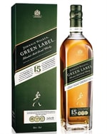 Johnnie Walker Blended Malt Scotch Green Label flaske