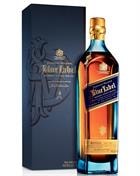 Johnnie Walker Blended Scotch Blue Label flaske