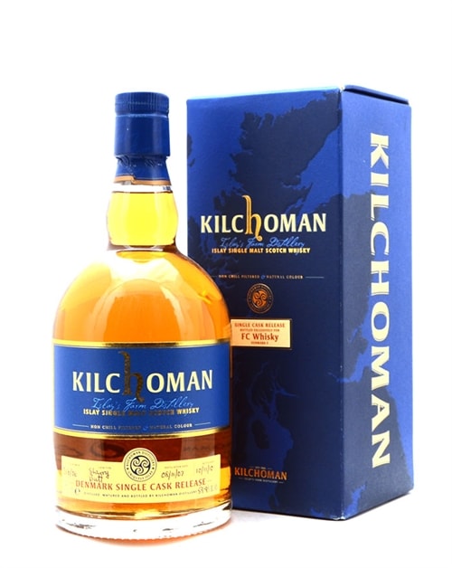 Flaske Kilchoman Single Cask FC Whisky Denmark 3 Islay Single Malt Whisky fra sherry butt