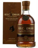 Flaske Kilchoman Maury Cask Matured Islay Single Malt Whisky med crimsonrød farve