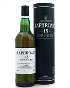 Laphroaig 15 år Old Version flaske